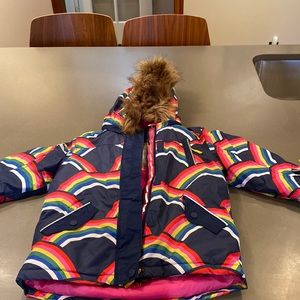 Mini Boden all weather waterproof jacket. Size 9-10 years